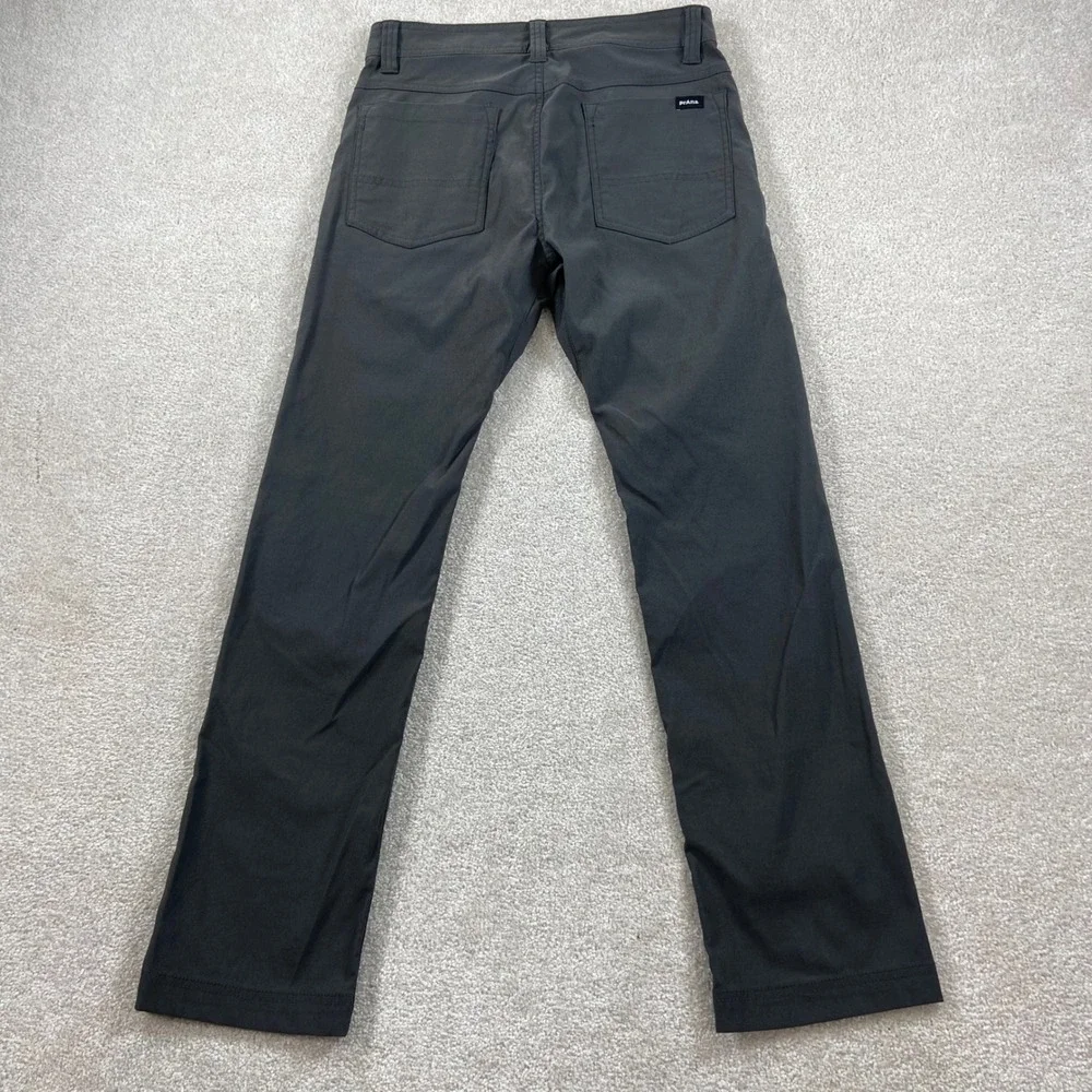 Prana Brion II Pant Men 28x30 Charcoal Grey Standard Fit 1969771 Stretch Hiking